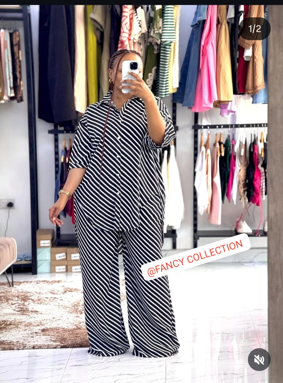 ✨ Ensemble Rayé Chic & Décontracté ✨