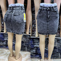 💖 Short Jean Taille Haute Cœurs Strass 💖