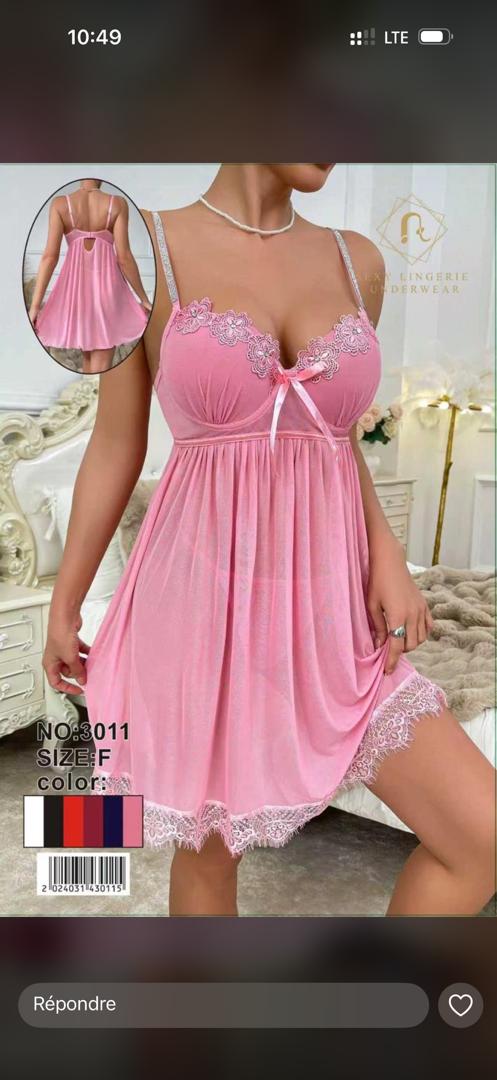 Nuisette Femme Élégante en Dentelle – Douceur & Séduction