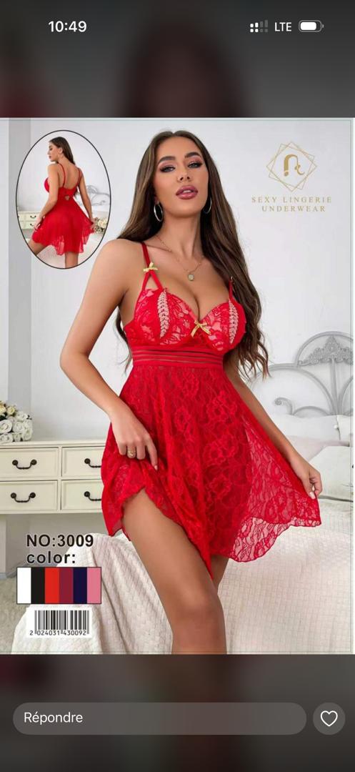Nuisette Femme Élégante en Dentelle – Douceur & Séduction