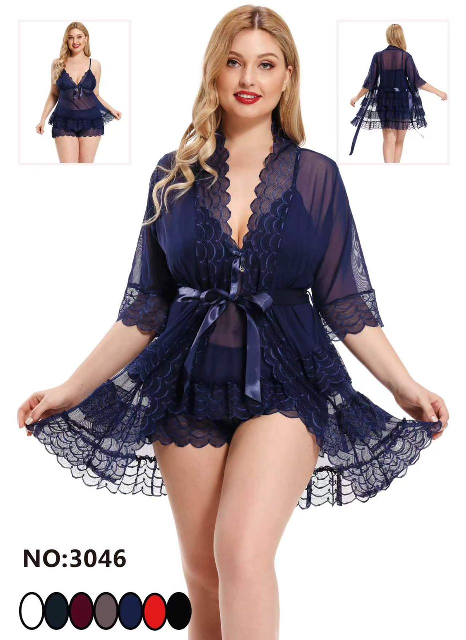Nuisette Élégance Confort & Charme avec Kimono