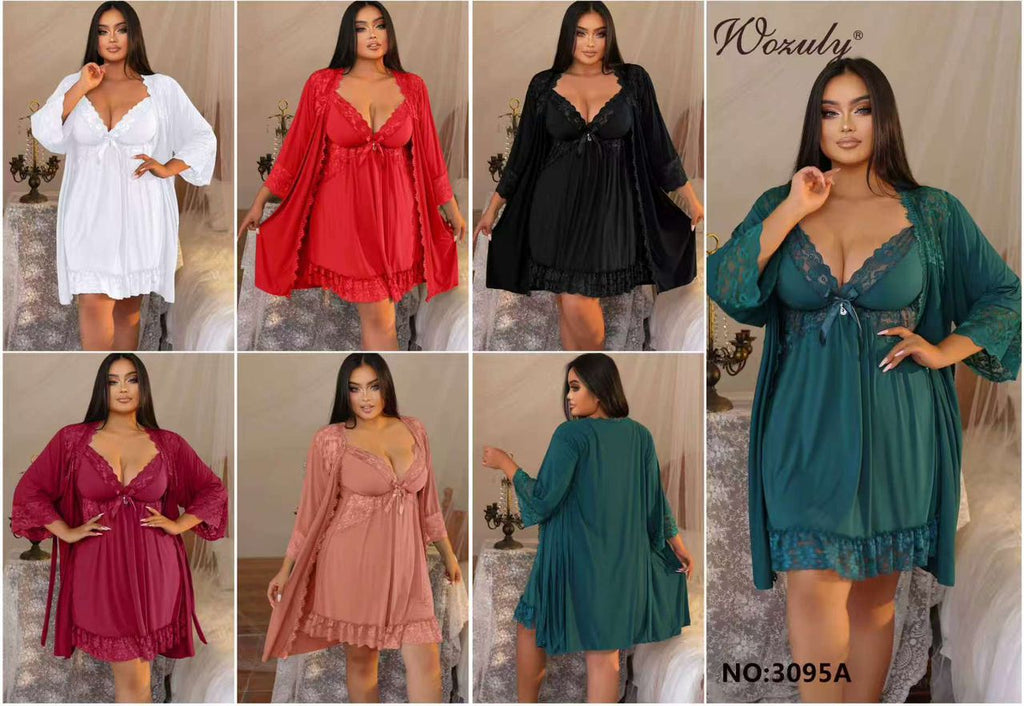 Nuisette Élégance Confort & Charme avec Kimono